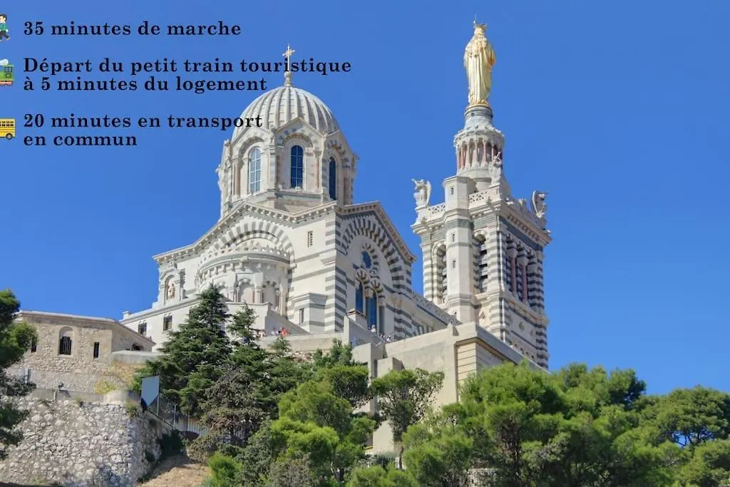 Ferienwohnung T4 Plein Coeur De Marseille Avec Vue Notre Dame 0*,  Frankreich